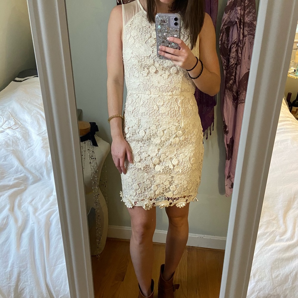NWT Urban outfitters white lace dress